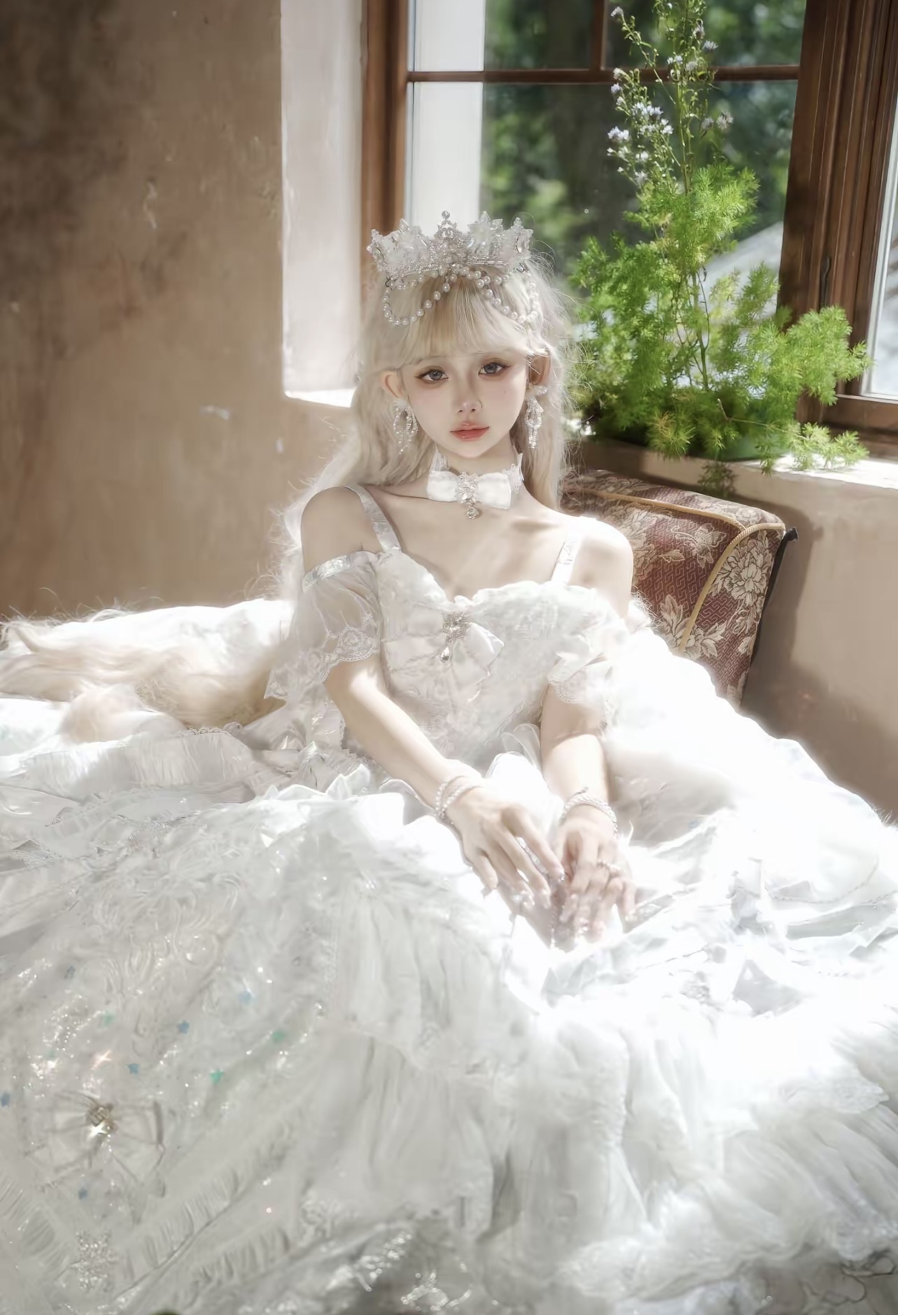 Step up to the snow wedding by Meow in the snow