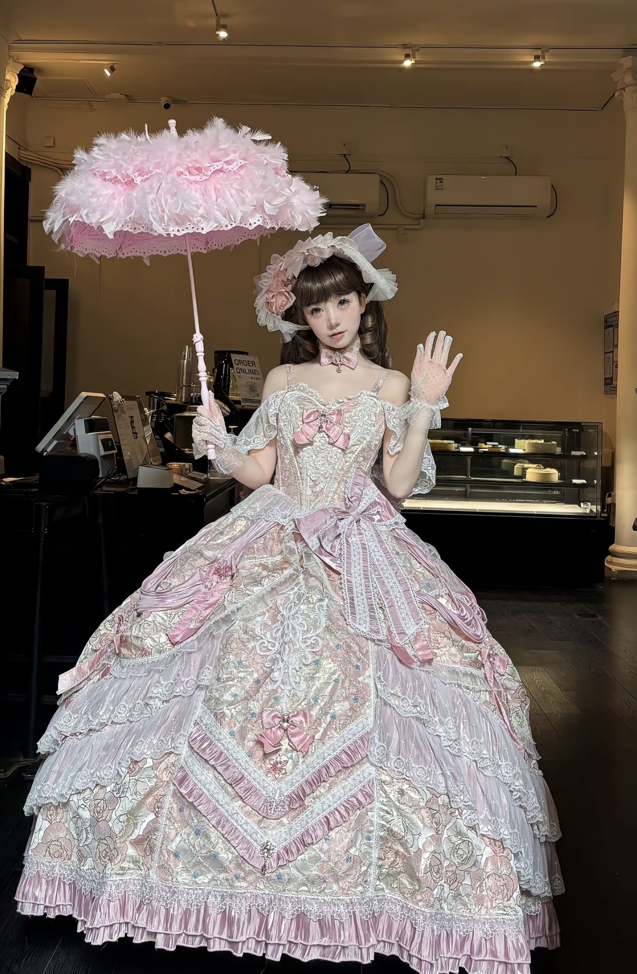 Step up to the snow wedding by Meow in the snow