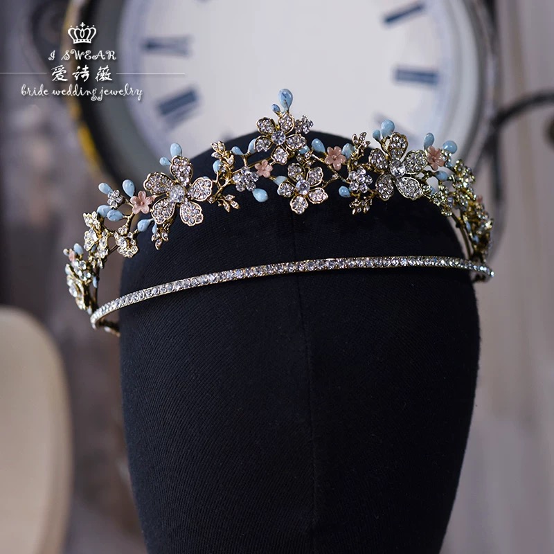 Bride crown, princess,party C1015 X Aishi Wei Bride Veil