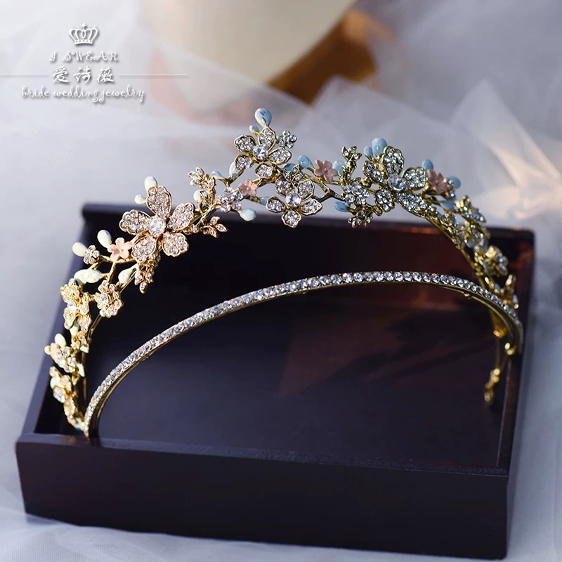 Bride crown, princess,party C1015 X Aishi Wei Bride Veil