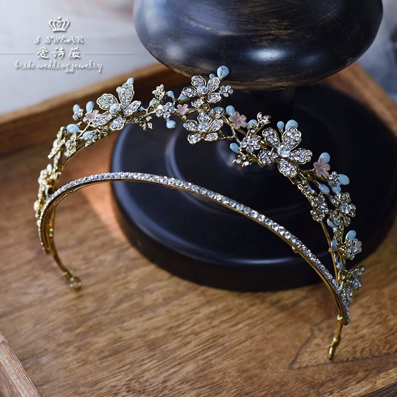 Bride crown, princess,party C1015 X Aishi Wei Bride Veil