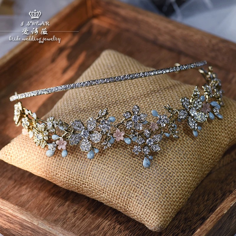 Bride crown, princess,party C1015 X Aishi Wei Bride Veil