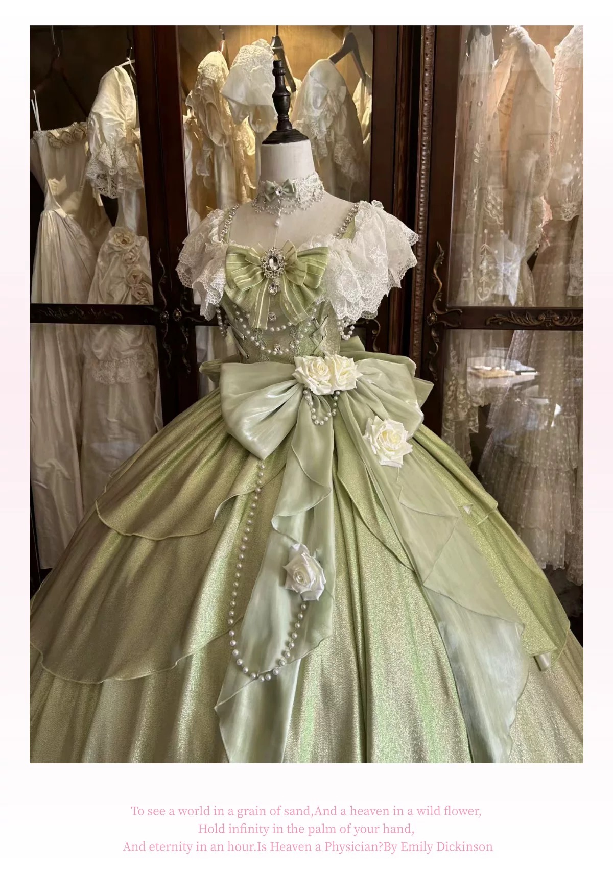 ( Stop Selling ) Rose Festival by Peach White Tea Original Lolita