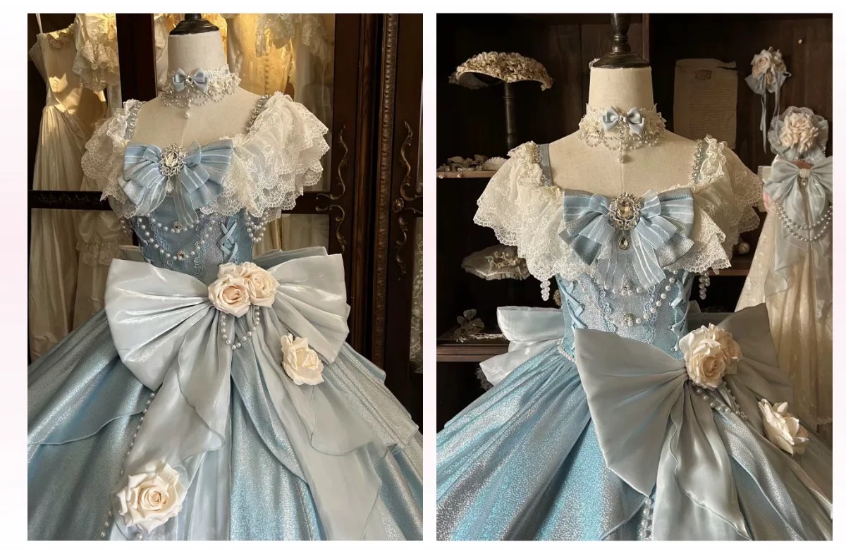 ( Stop Selling ) Rose Festival by Peach White Tea Original Lolita