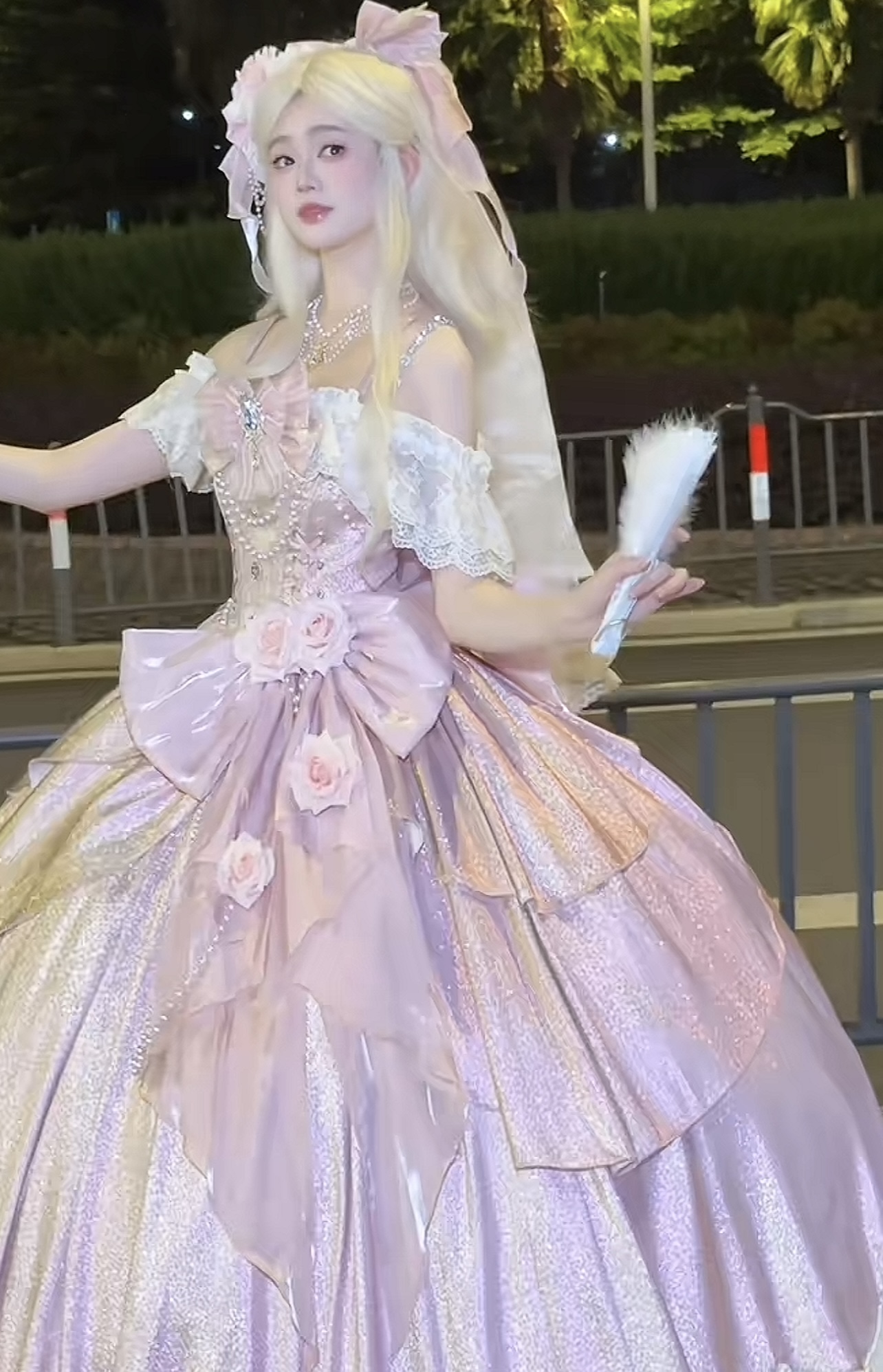 ( Stop Selling ) Rose Festival by Peach White Tea Original Lolita