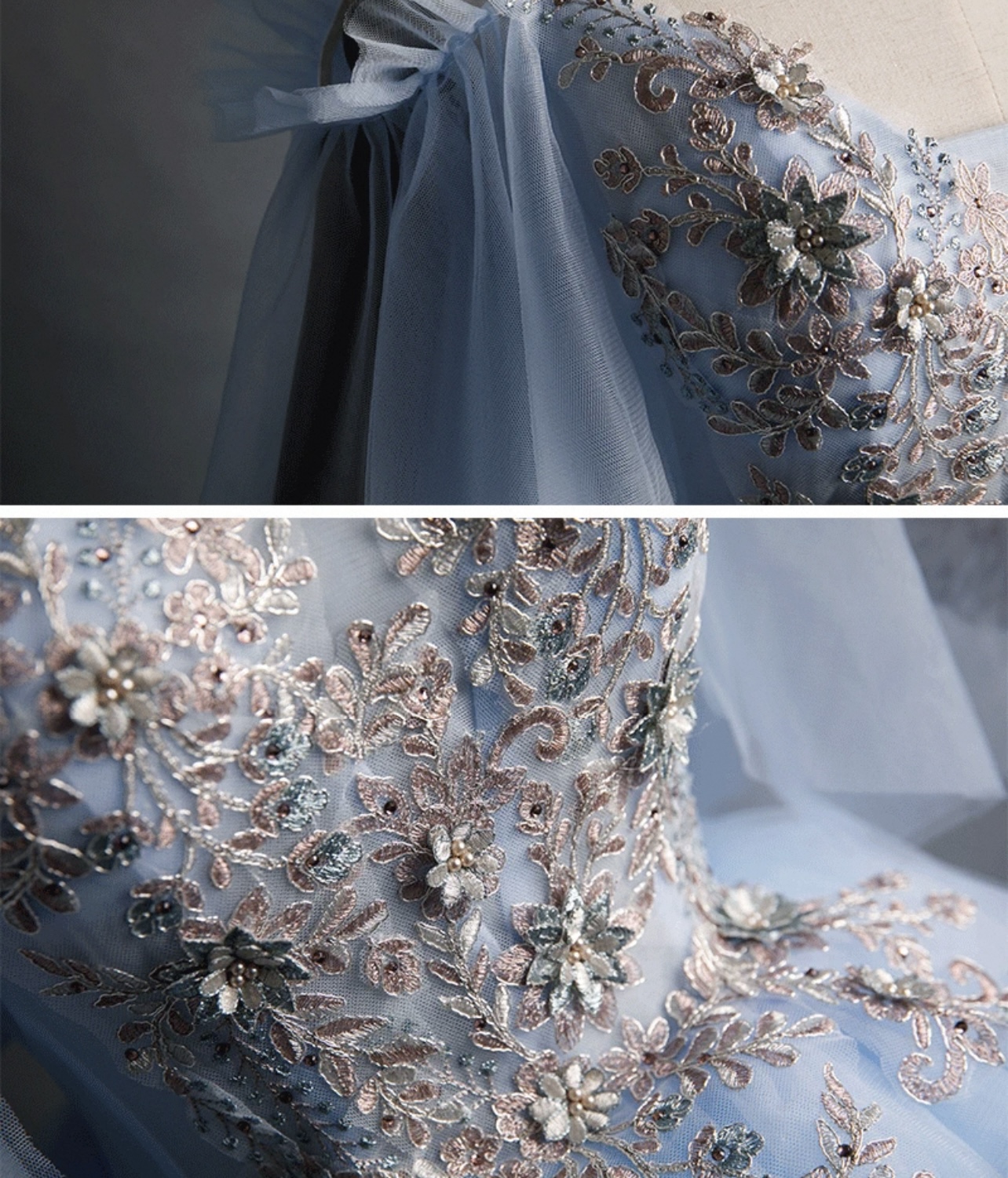 Blue Evening, Party dress B530