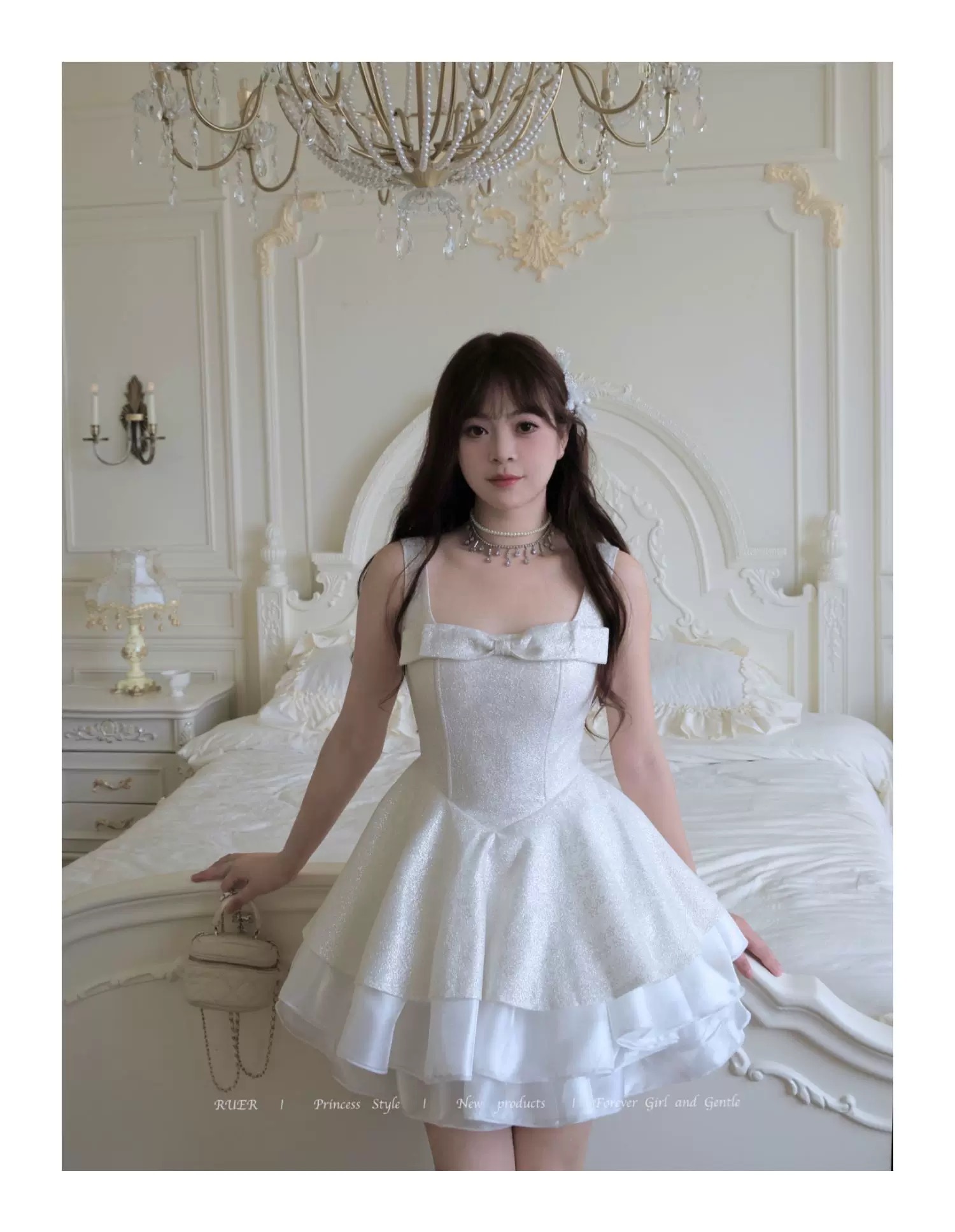 Gradient pink birthday dress ballet style princess dress by Ruer