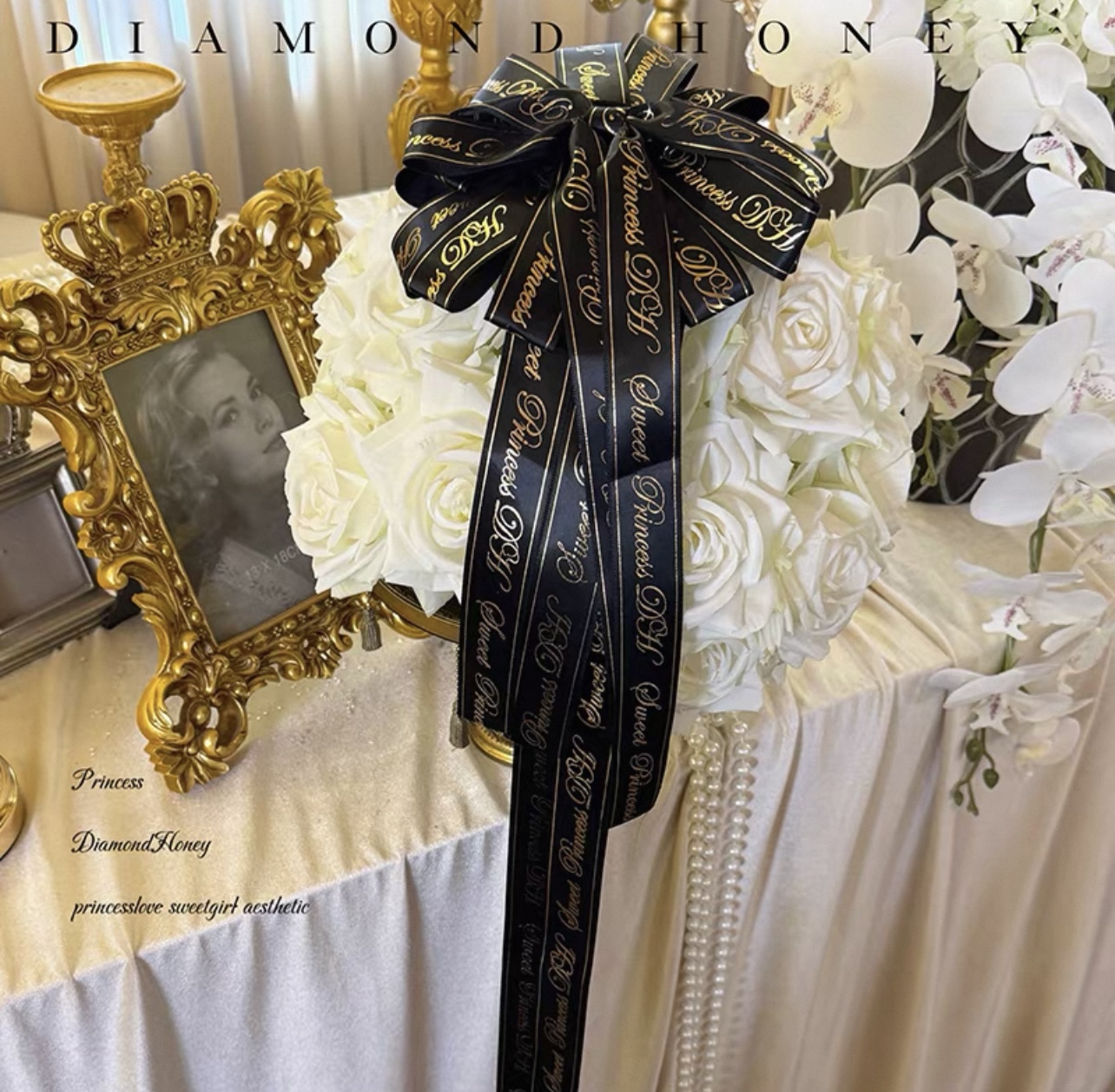 ( Pre Order ) Obsidian evening dress by Diamond Honey