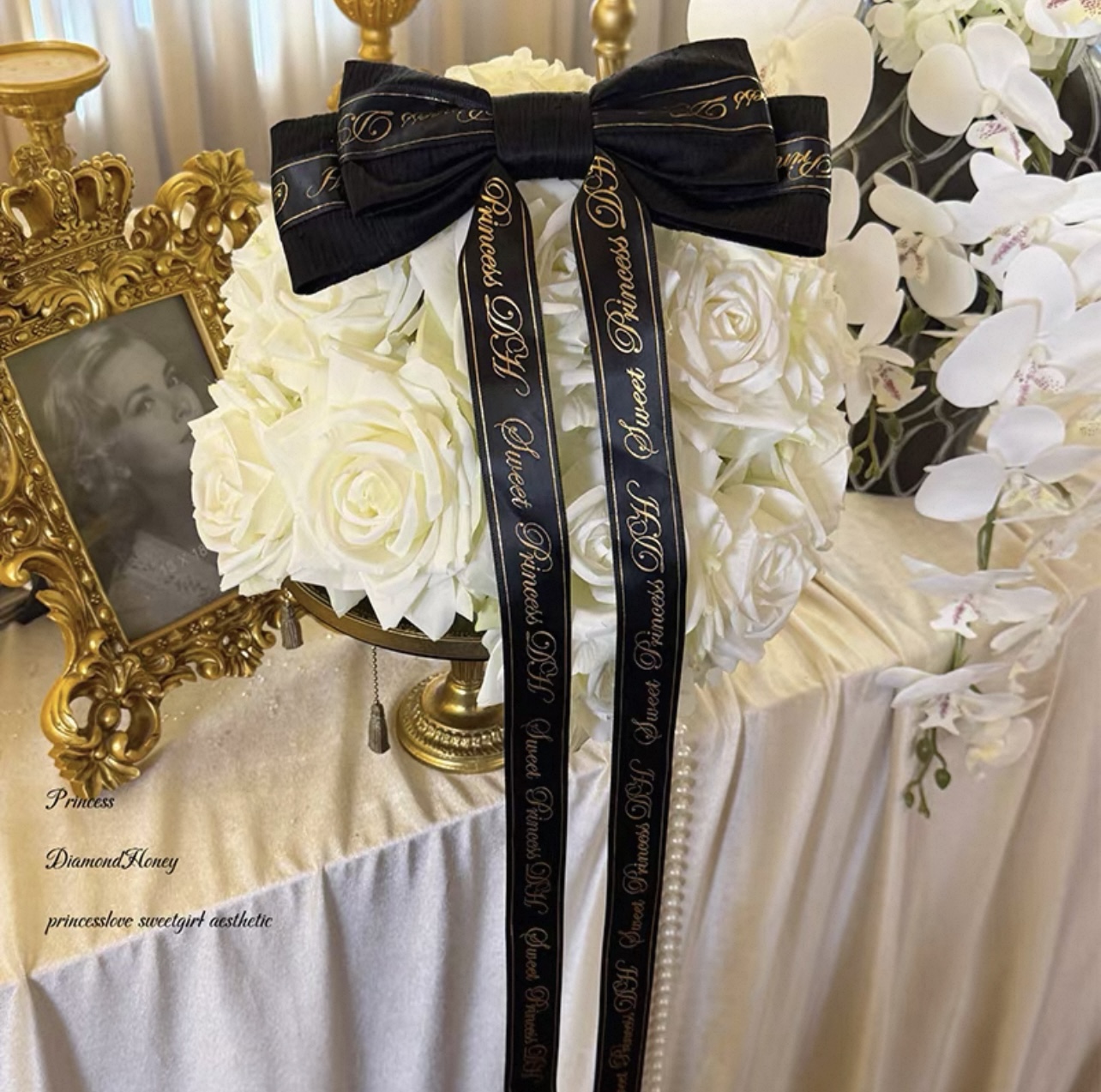 ( Pre Order ) Obsidian evening dress by Diamond Honey