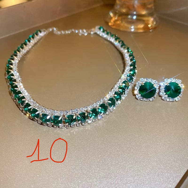 Alloy accessories set includes necklace and earrings A16