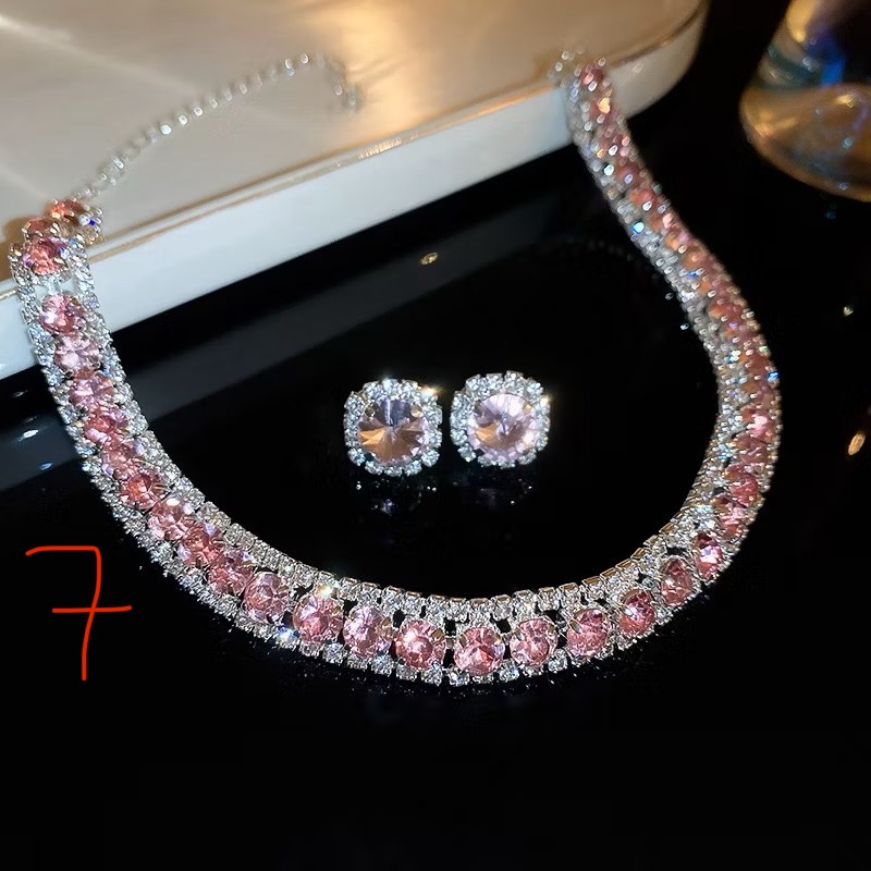 Alloy accessories set includes necklace and earrings A16