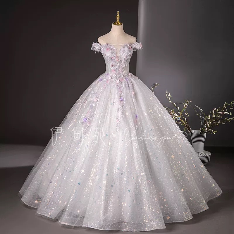 Flower Evening dress, prom, party P270