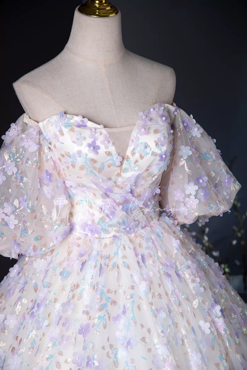 Flower Evening dress, prom, party P250