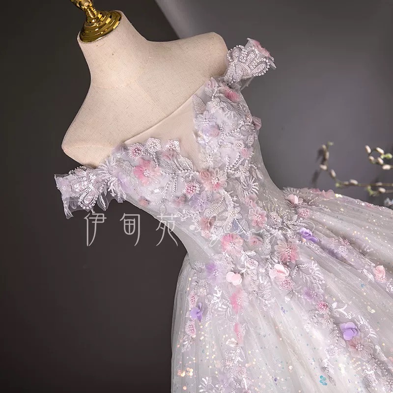 Flower Evening dress, prom, party P270
