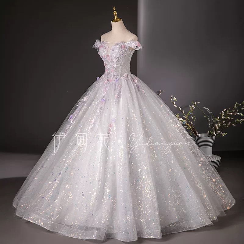 Flower Evening dress, prom, party P270