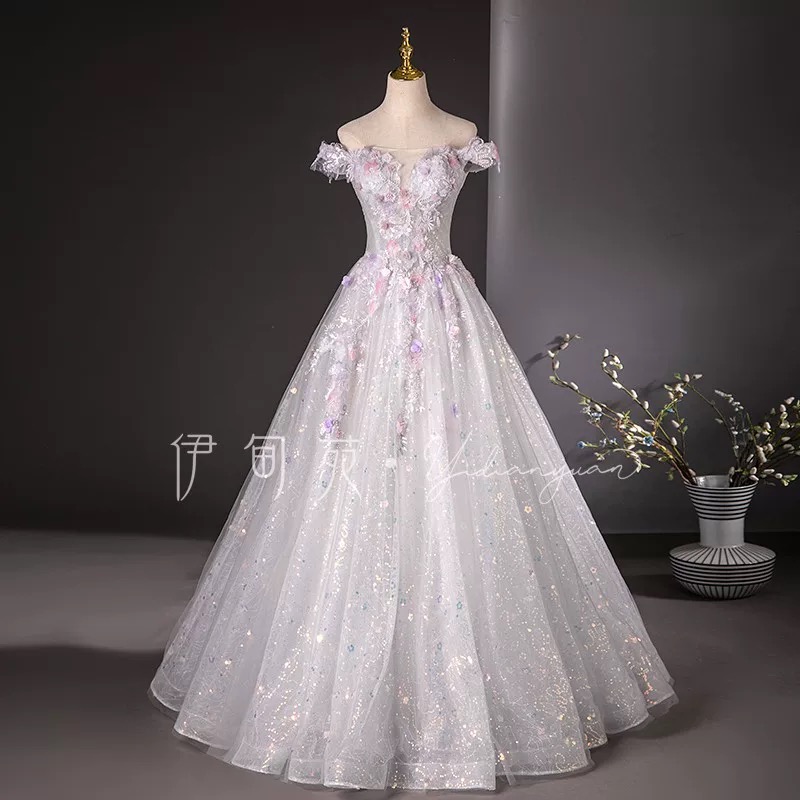 Flower Evening dress, prom, party P270