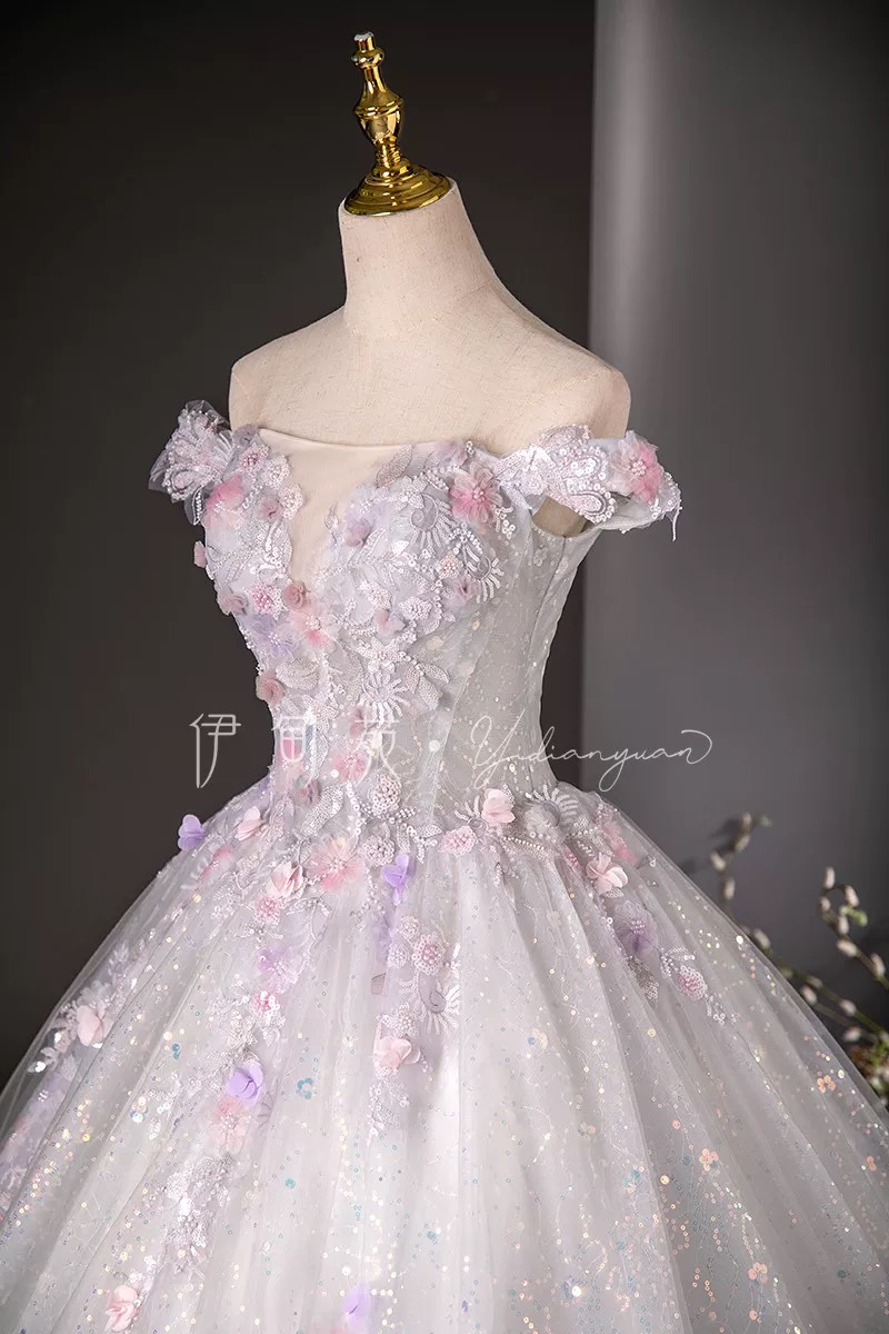 Flower Evening dress, prom, party P270