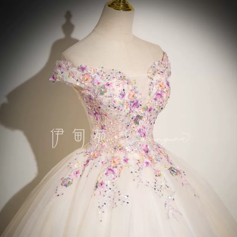 Flower Evening dress, prom, party P290