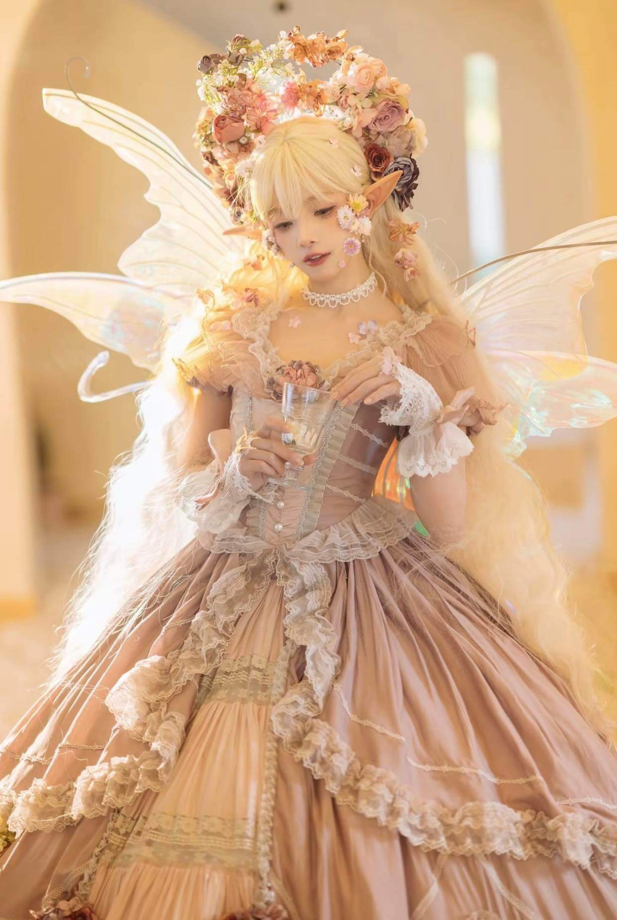 Rose Wedding Dress X Toothcat