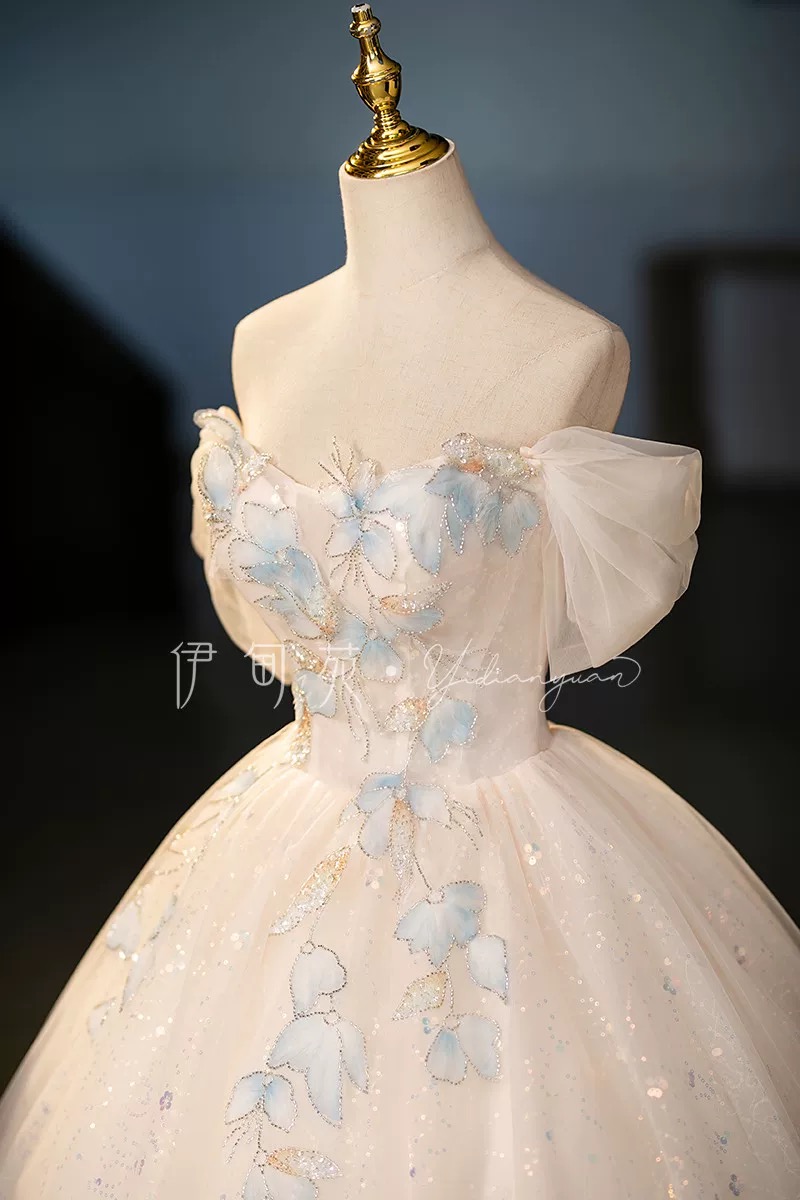 Flower Evening dress, prom, party P350