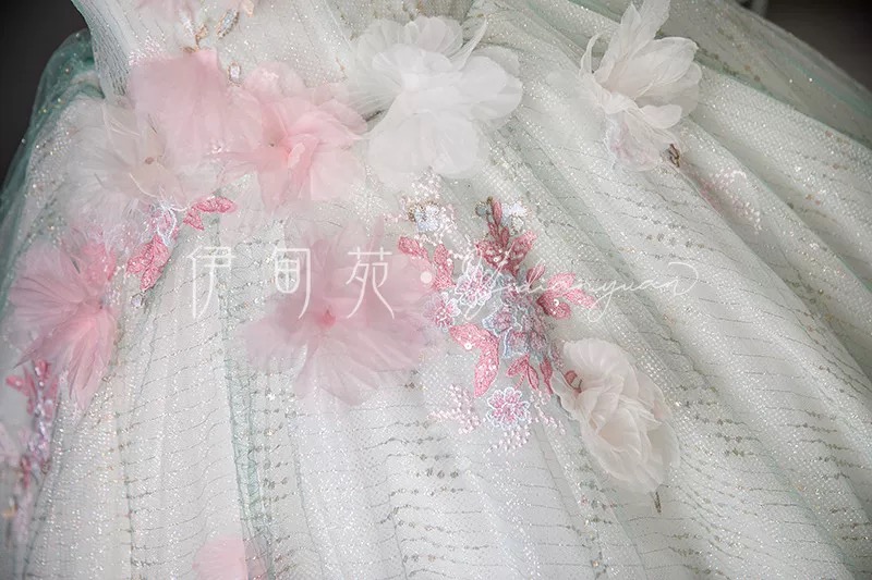 Flower Evening dress, prom, party P360