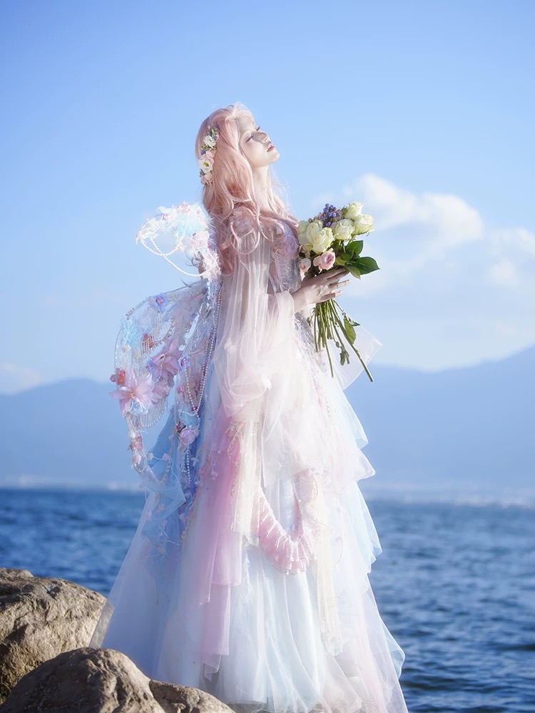 Pink Blue Dream Elf by Heart Beat Handmade