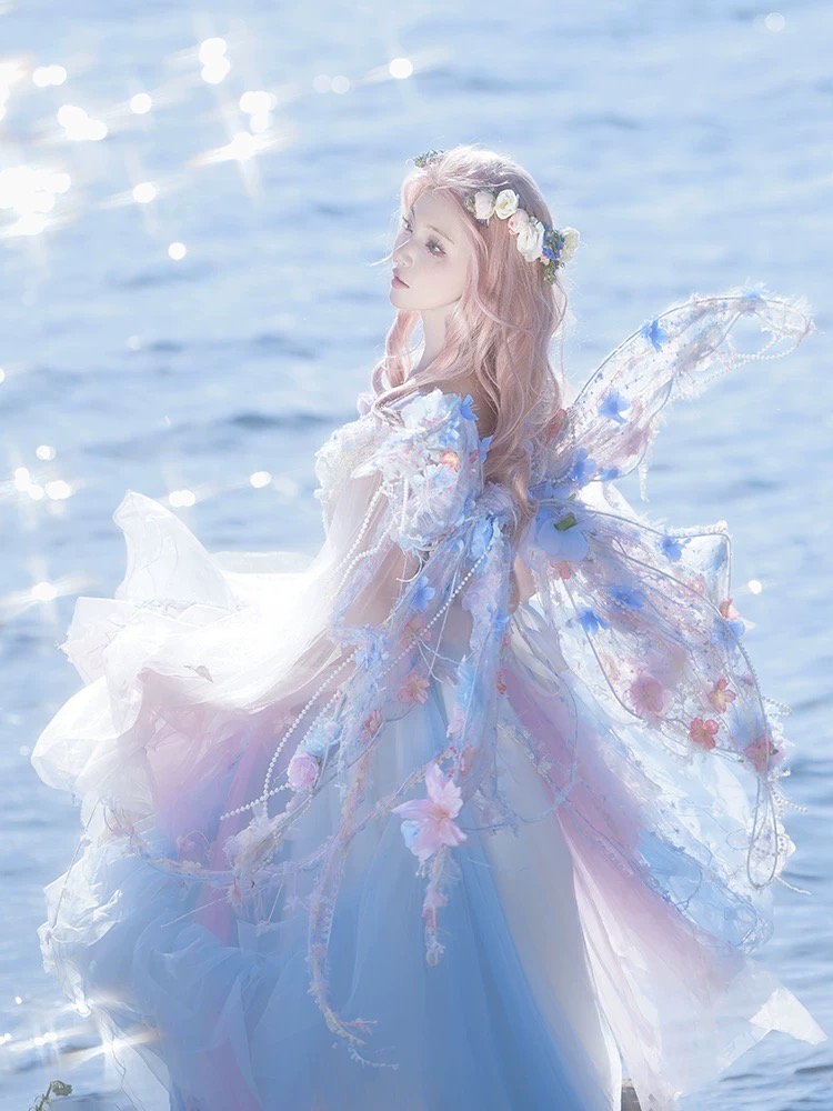 Pink Blue Dream Elf by Heart Beat Handmade