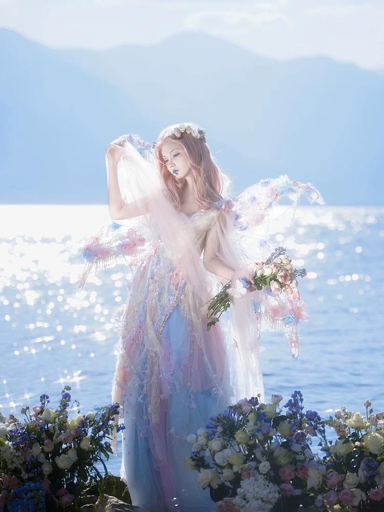 Pink Blue Dream Elf by Heart Beat Handmade