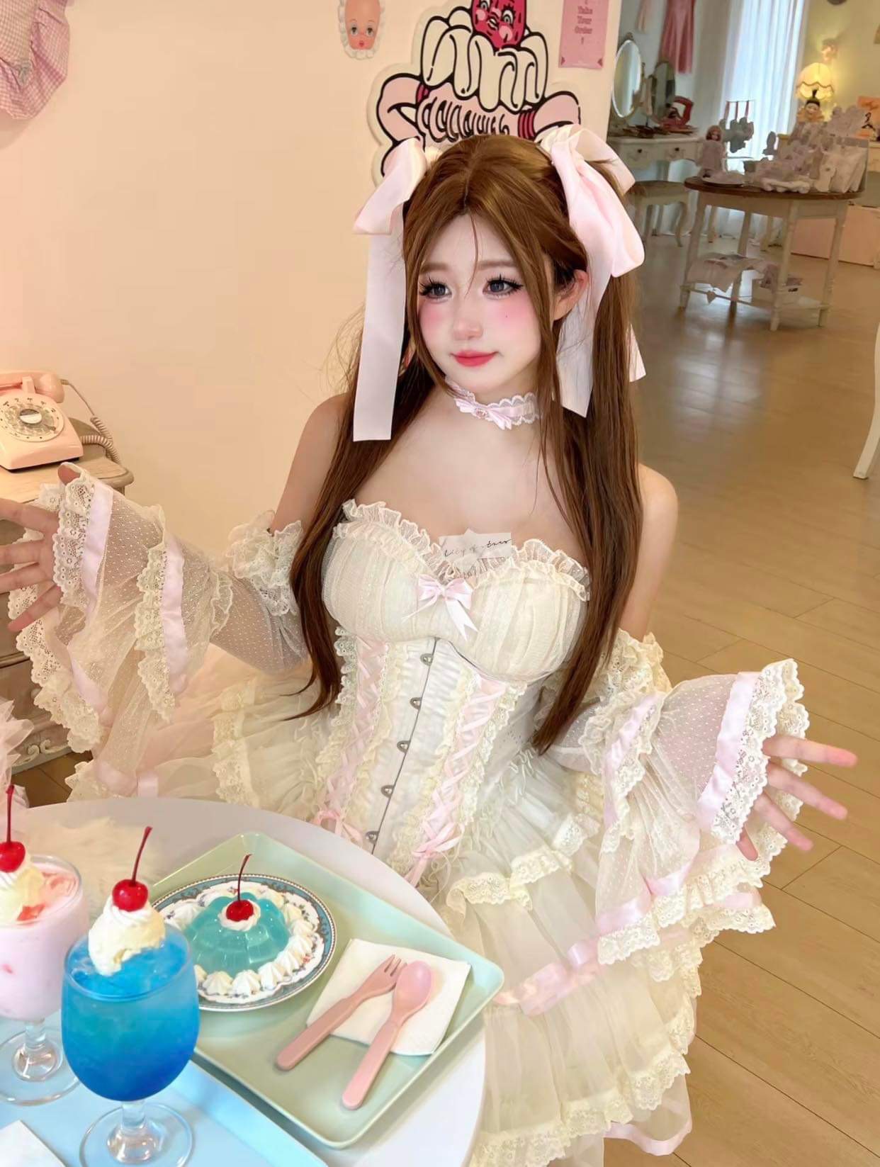( Stop Selling ) Sweet Dream Ribbon X Diamond Sweetheart