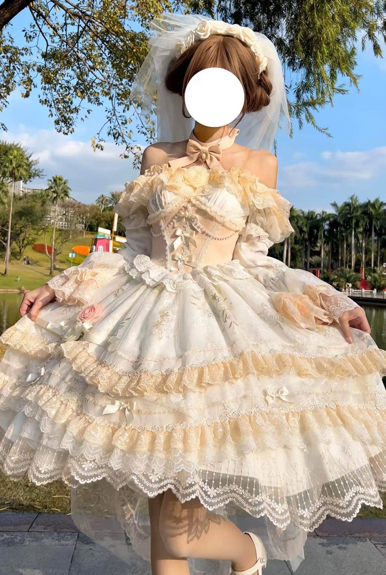 Gentle Floral Wedding X Cat Loli