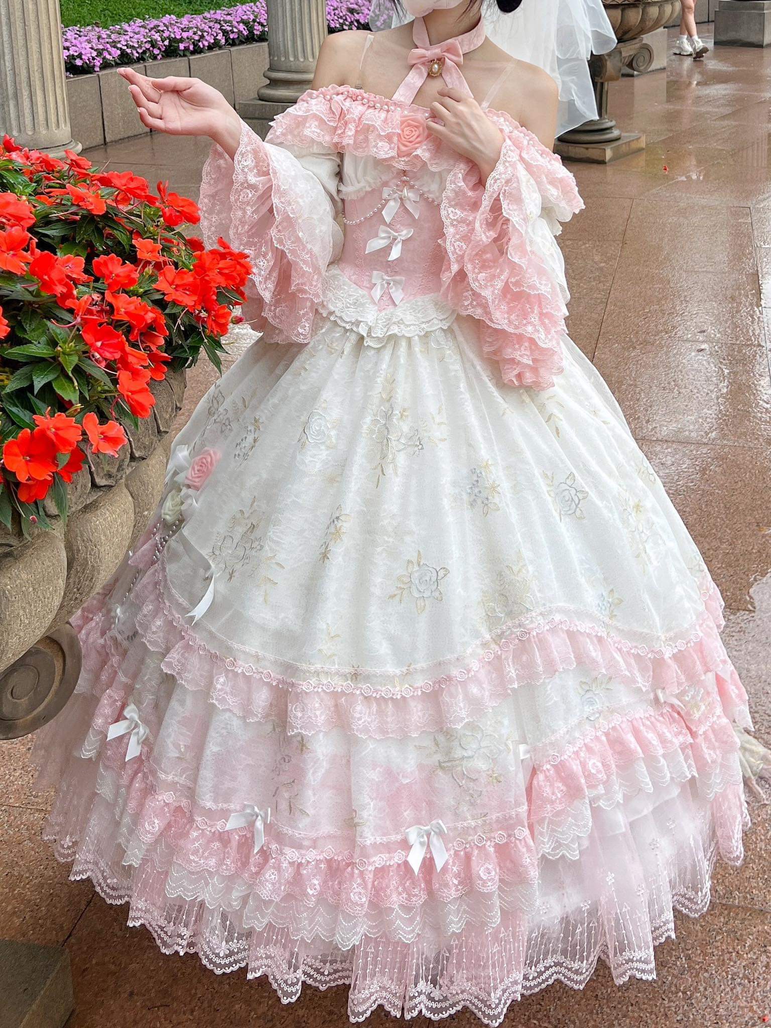 Gentle Floral Wedding X Cat Loli