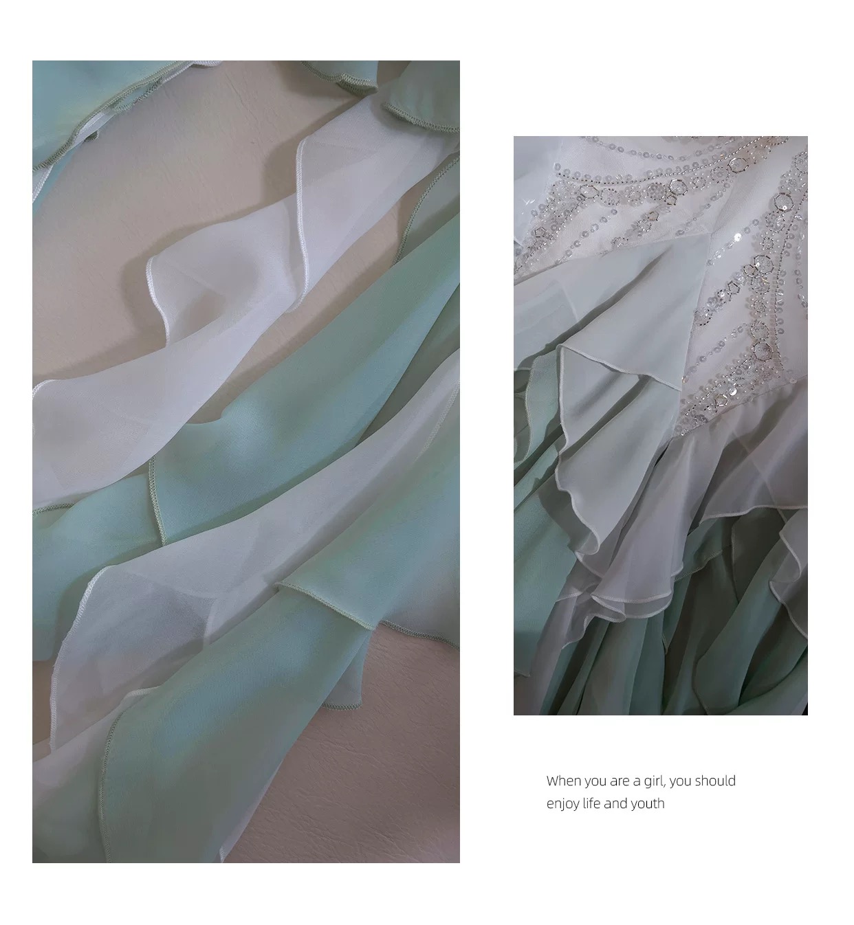 Luxurious fishtail dress LX300