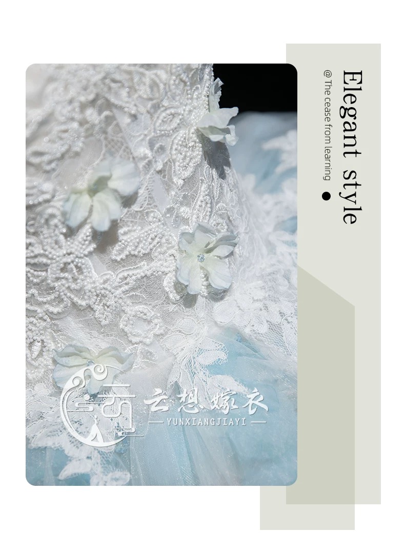 Blue Prom , Evening, Party Dress P828