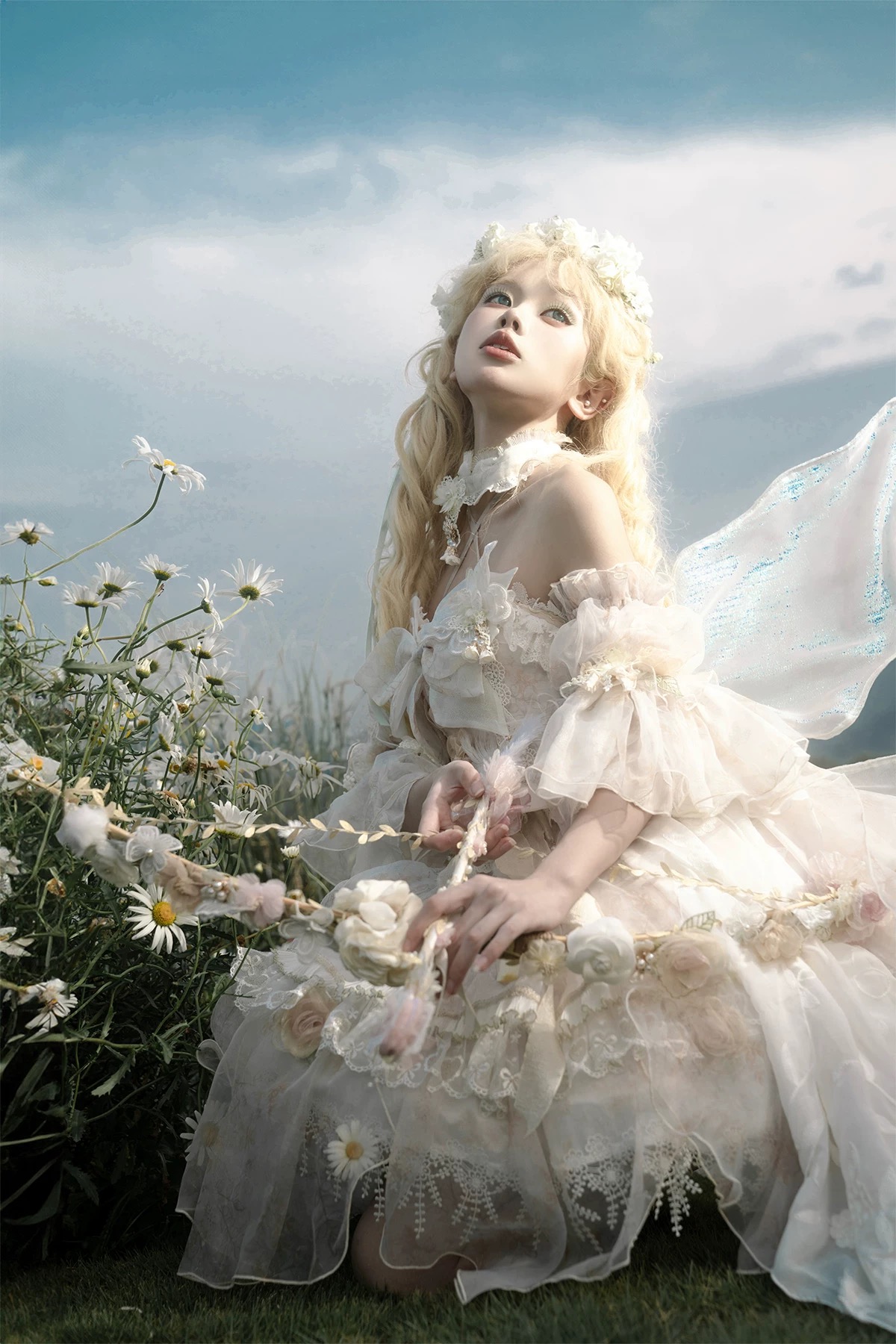 Flowers and butterflies by Bramble Rose