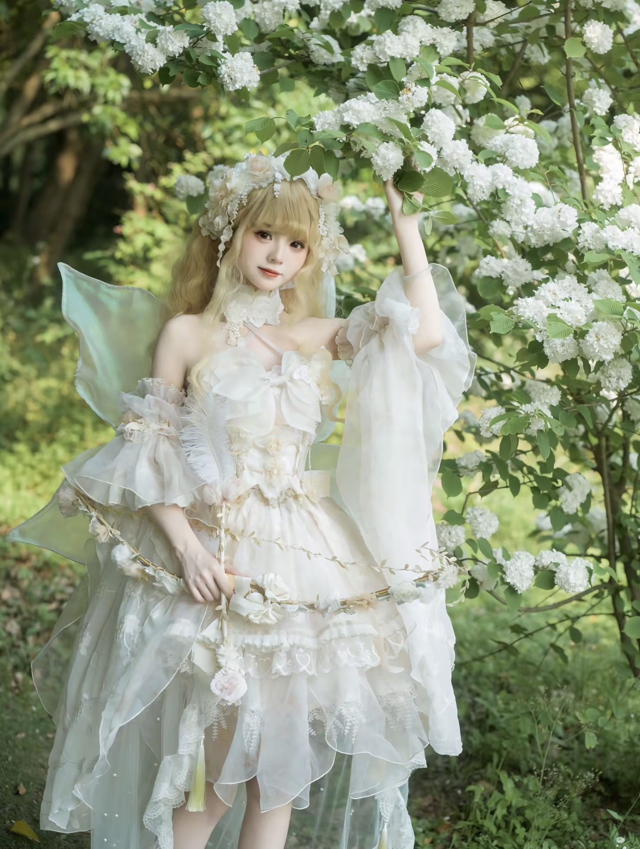 Flowers and butterflies by Bramble Rose