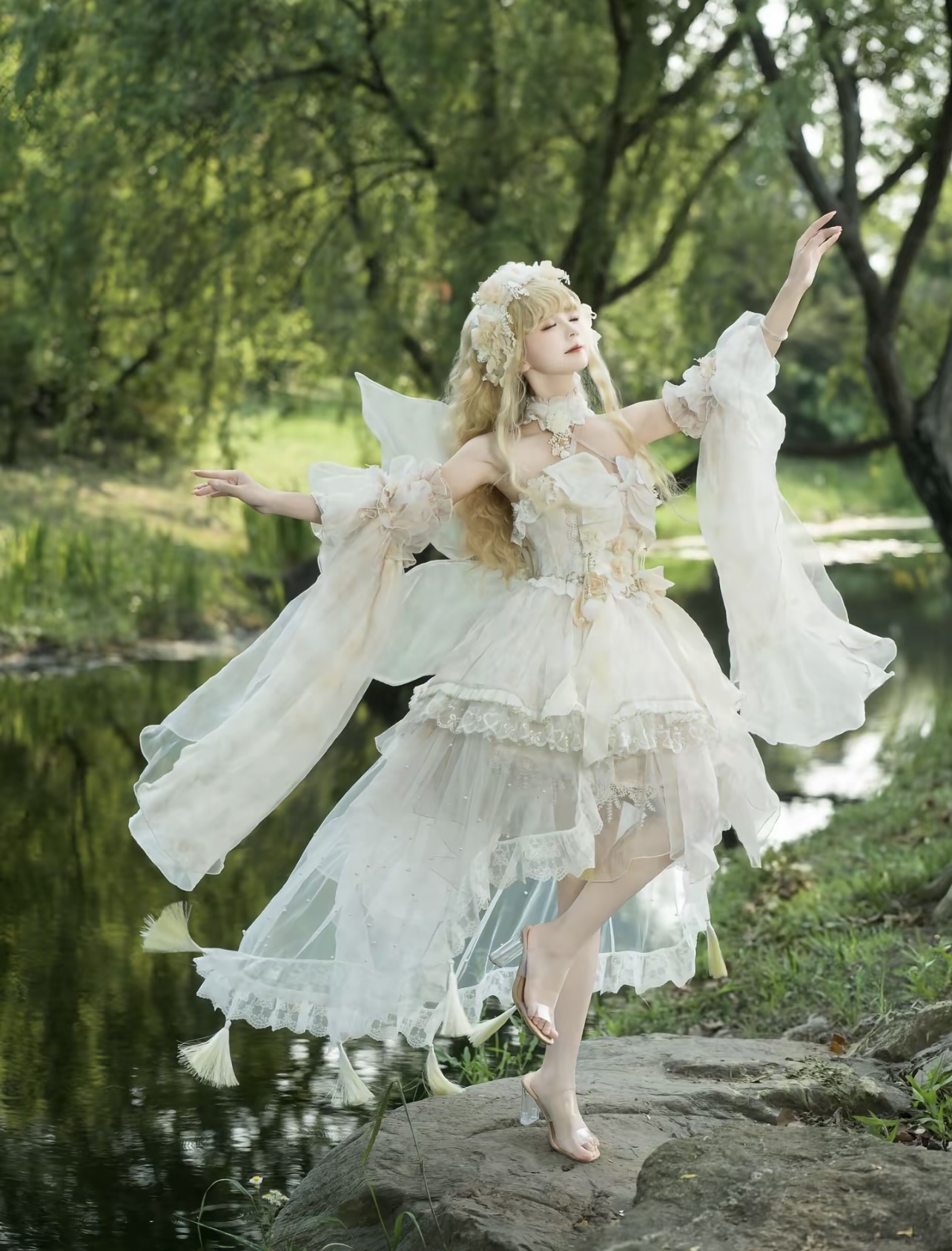 Flowers and butterflies by Bramble Rose