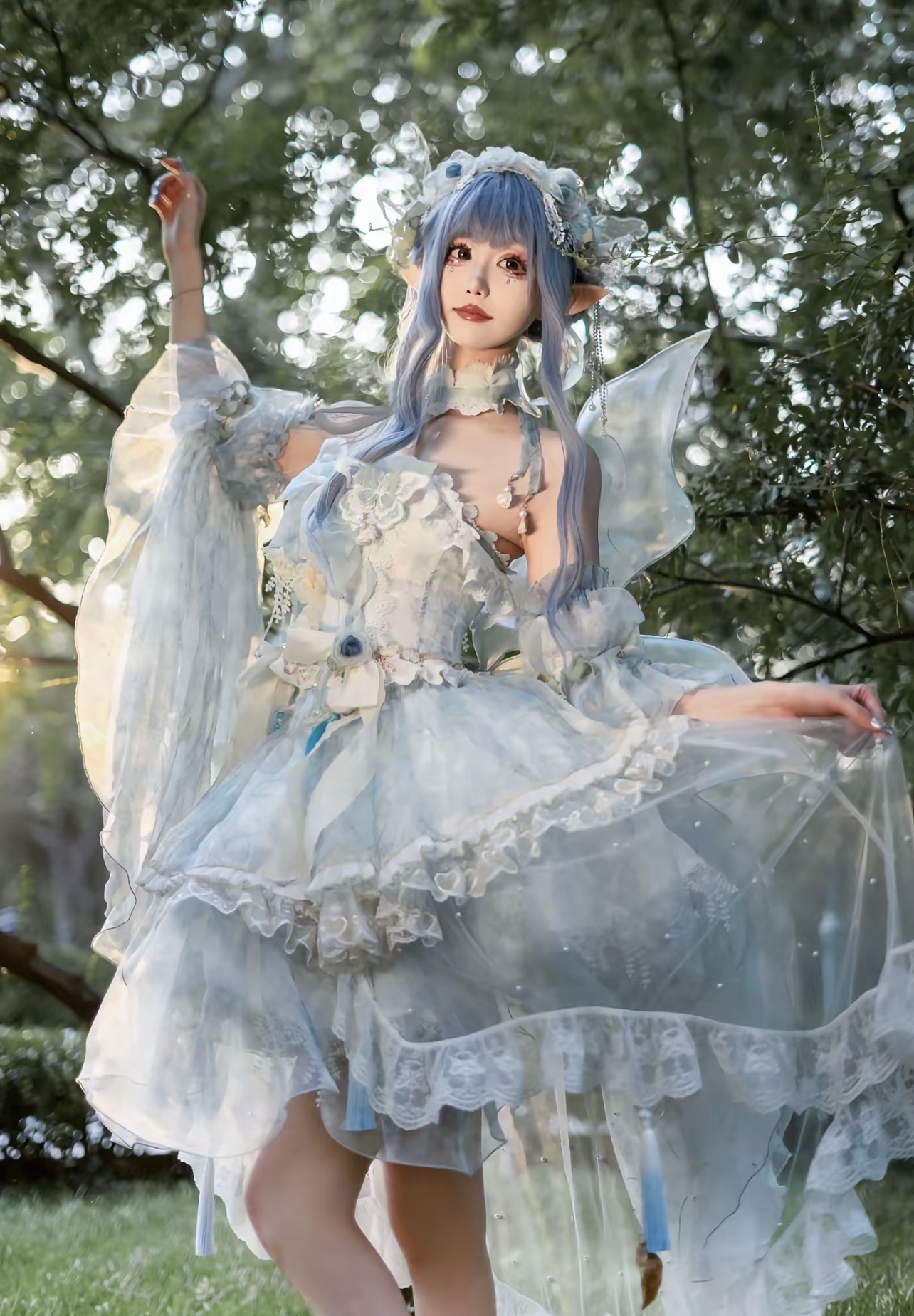 Flowers and butterflies by Bramble Rose