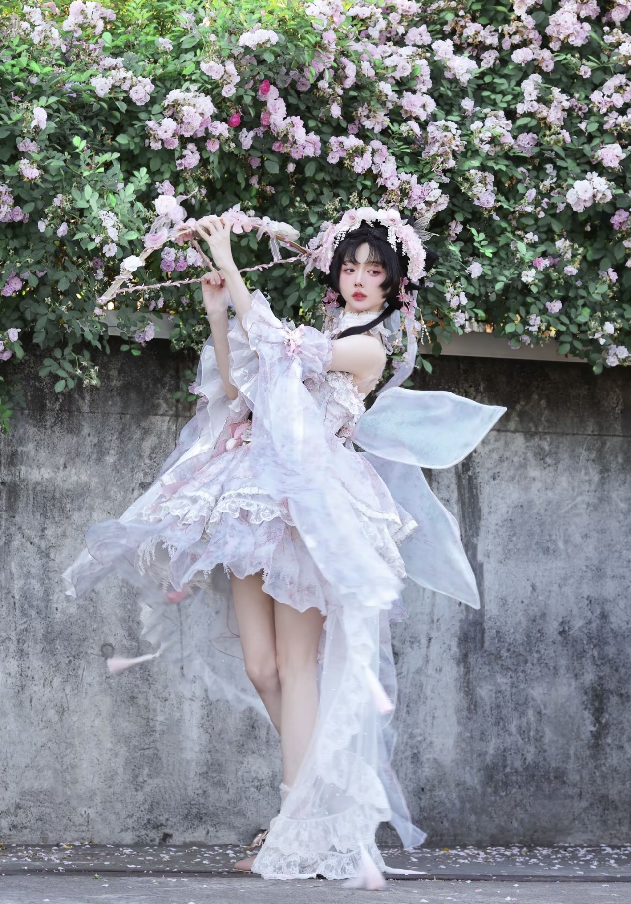 Flowers and butterflies by Bramble Rose