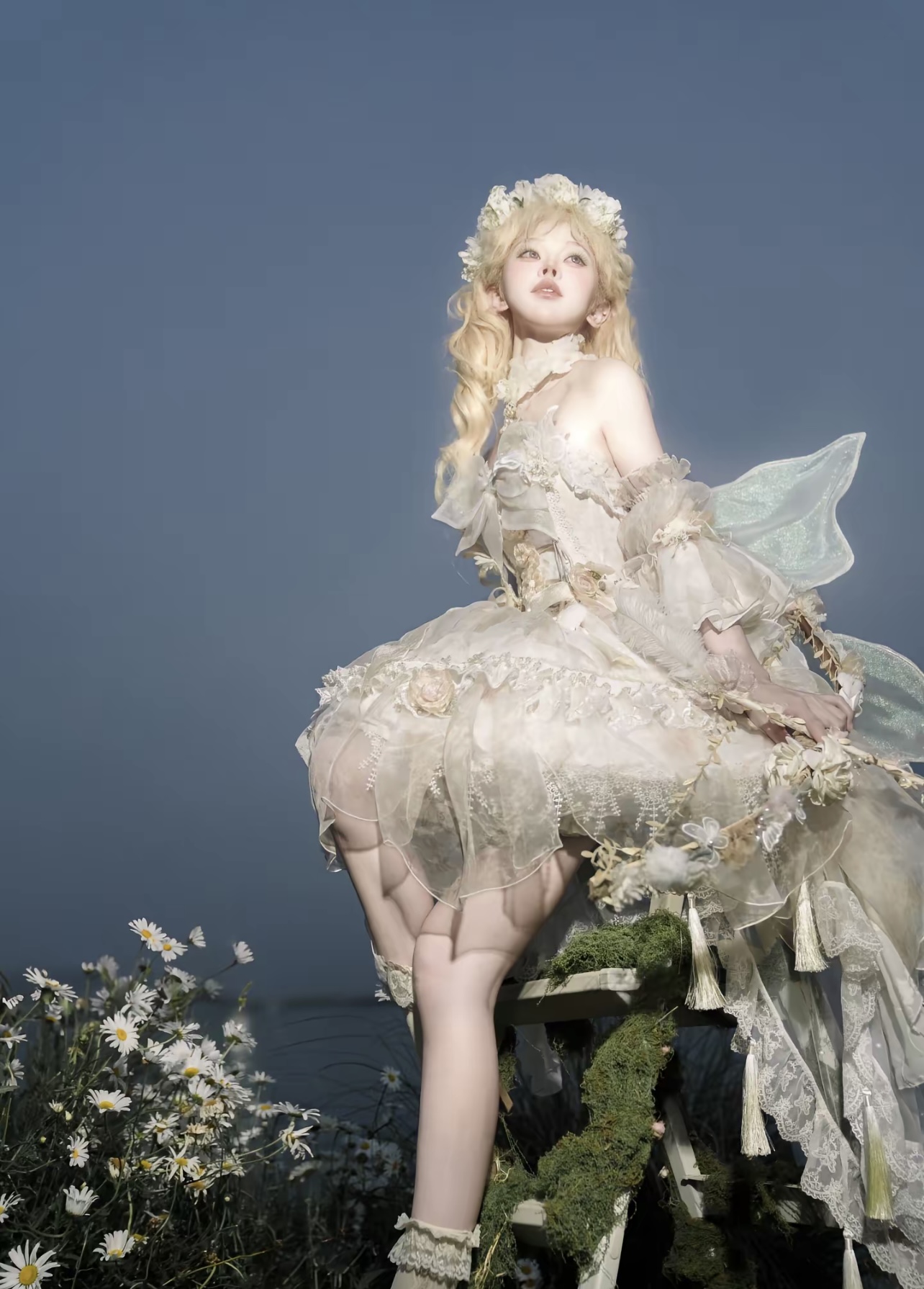 Flowers and butterflies by Bramble Rose