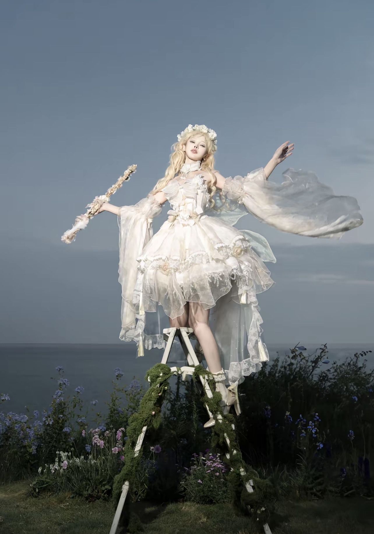( Stop Selling) Flowers and butterflies by Bramble Rose