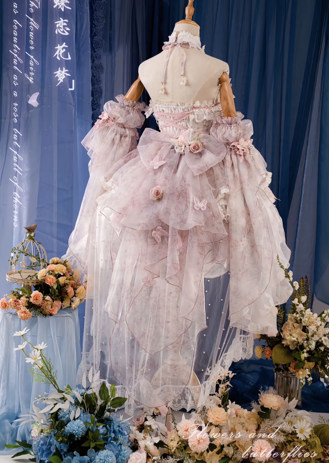 ( Stop Selling) Flowers and butterflies by Bramble Rose