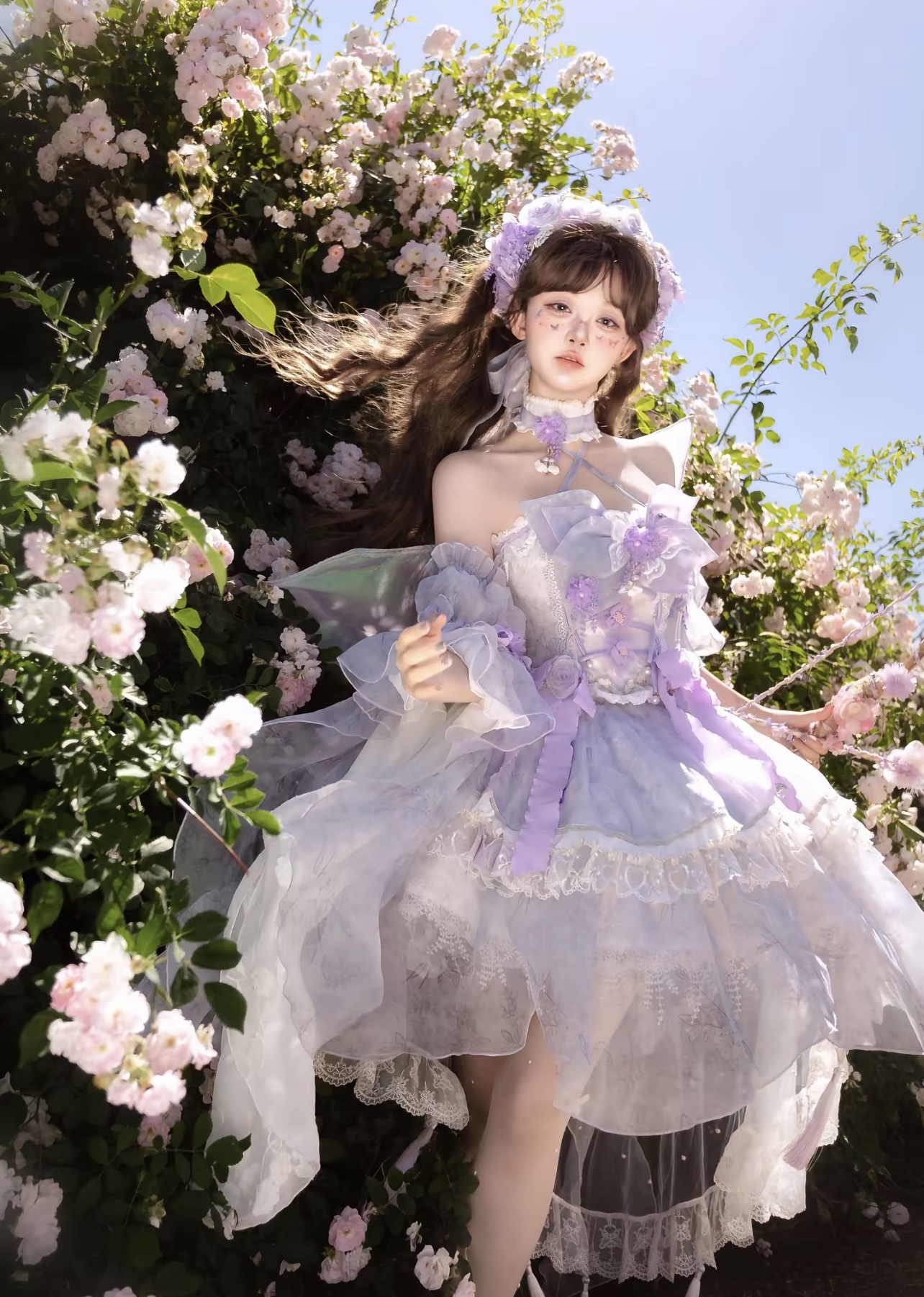 Flowers and butterflies by Bramble Rose