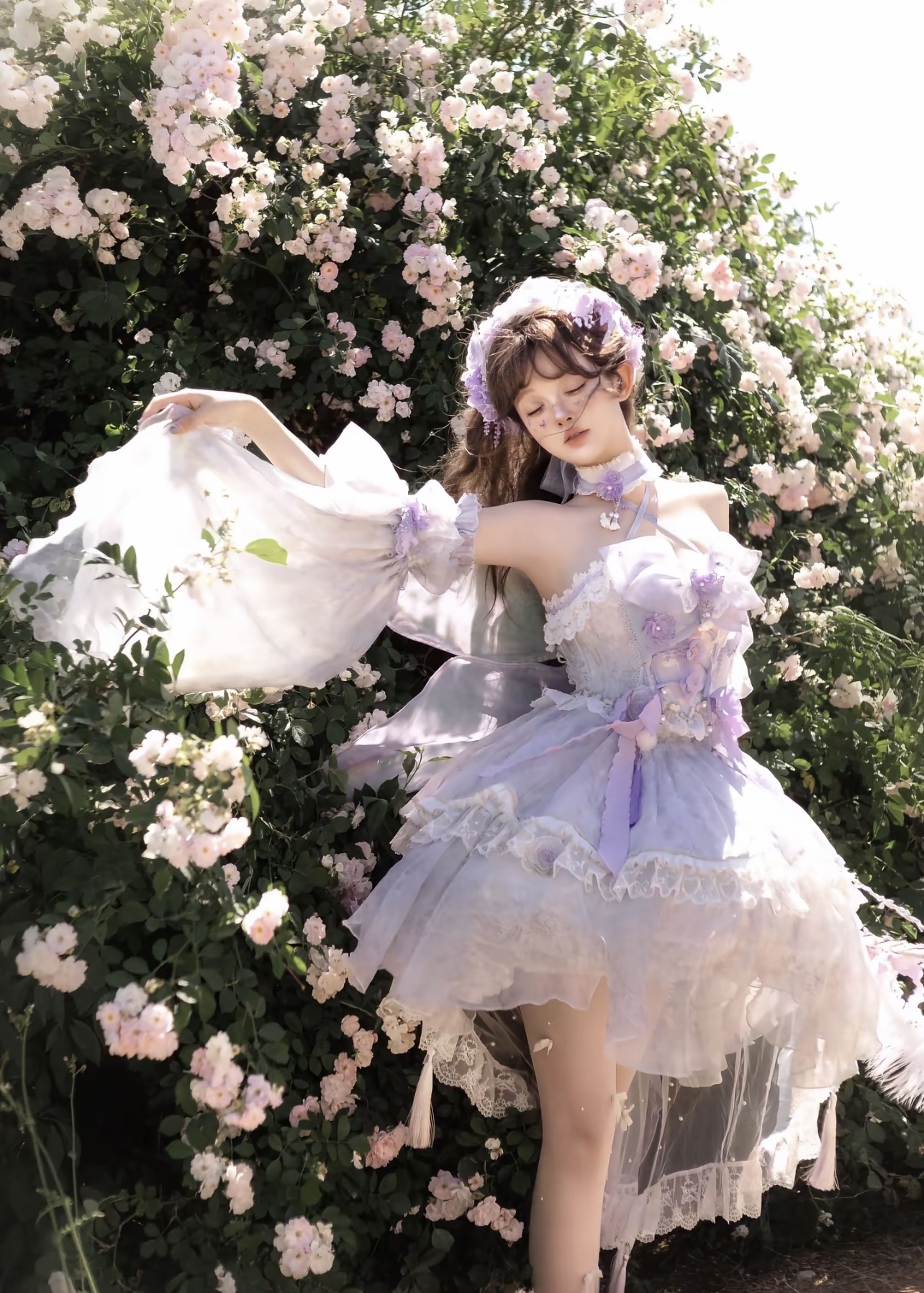 Flowers and butterflies by Bramble Rose