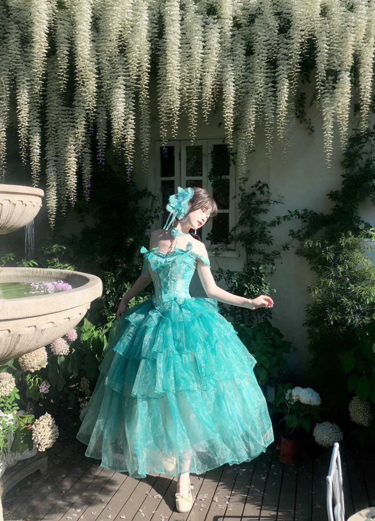 ( Pre Order ) Wisteria waterfall by Chenji Shi