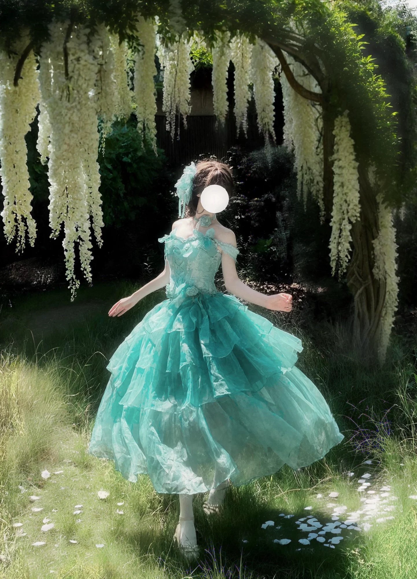 ( Pre Order ) Wisteria waterfall by Chenji Shi
