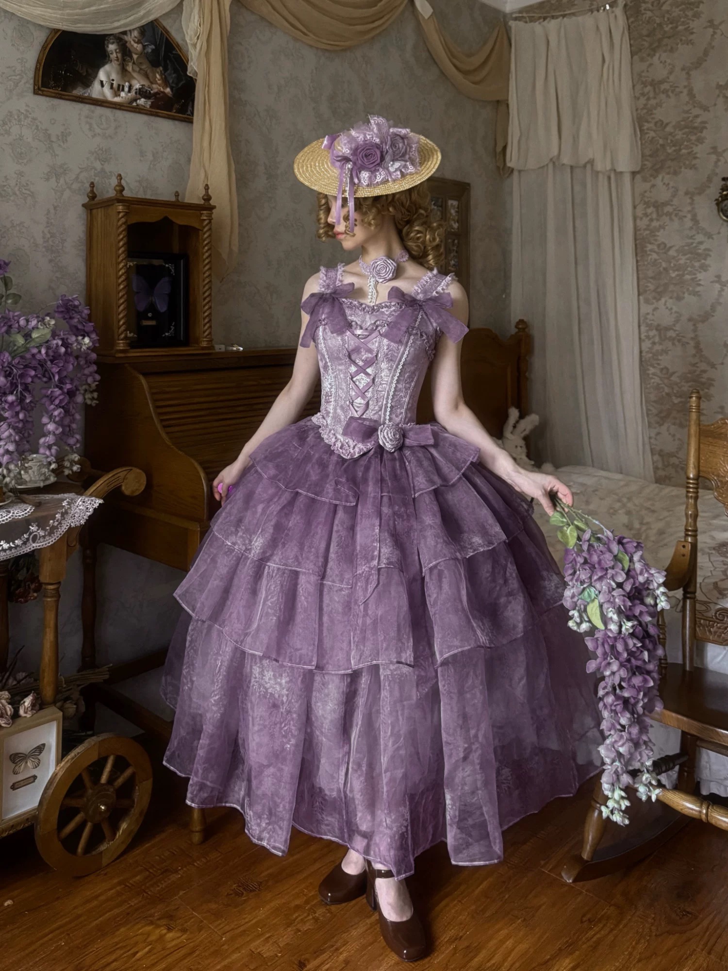 ( Pre Order ) Wisteria waterfall by Chenji Shi