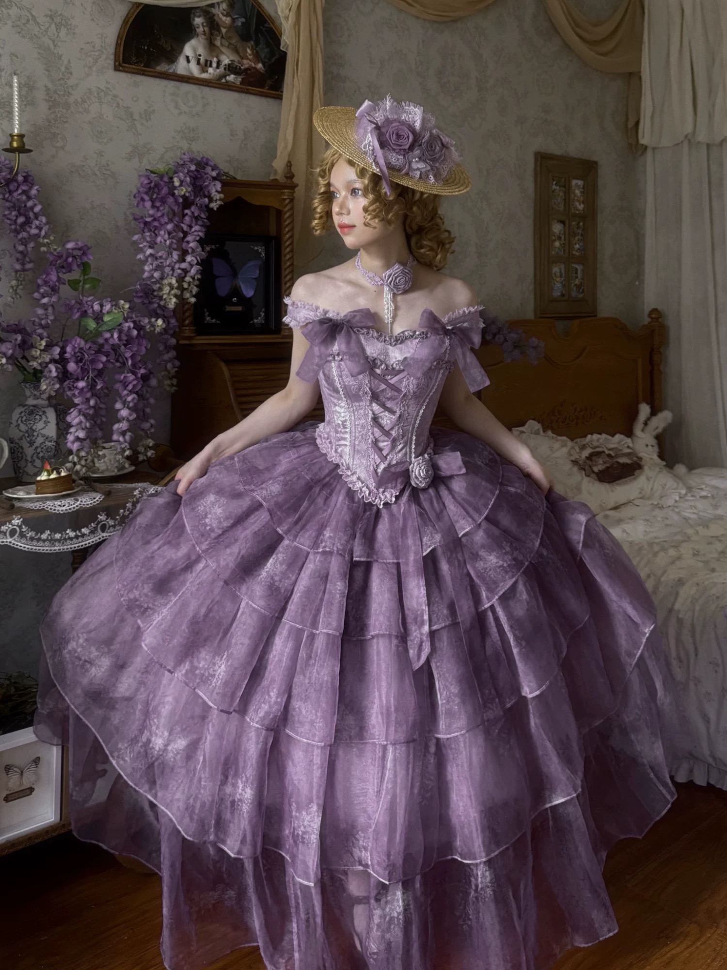 ( Pre Order ) Wisteria waterfall by Chenji Shi
