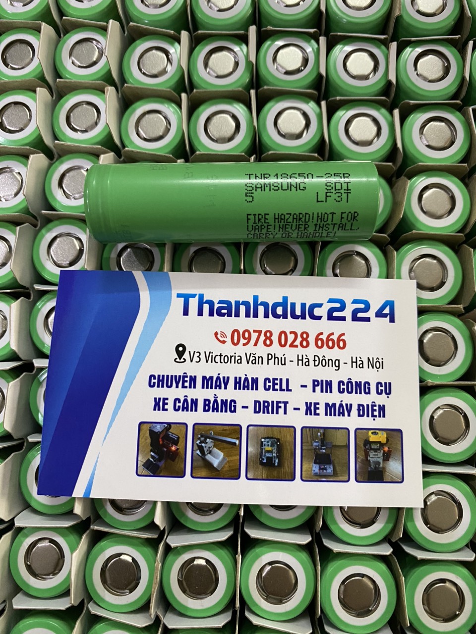 Pin Samsung 25R mới