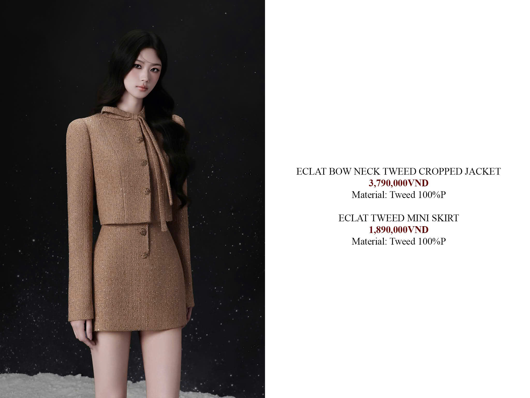 Set Jacket và chân váy thương hiệu Raffine