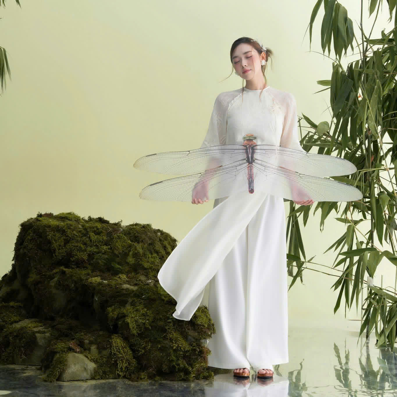 Quần lụa ống suông thương hiệu JM Dress Design
